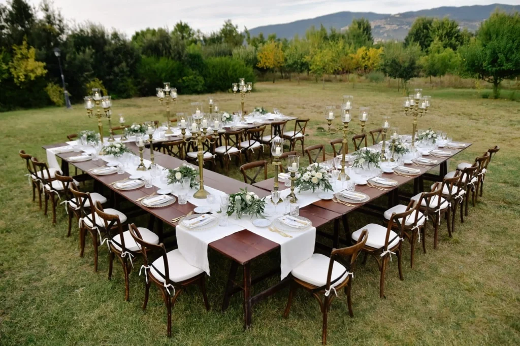 gallery outdoor wedding table
